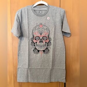 Project X small tee, CrossFit workout. Fitness. Food. Fun. Skull graphic. Hawaii